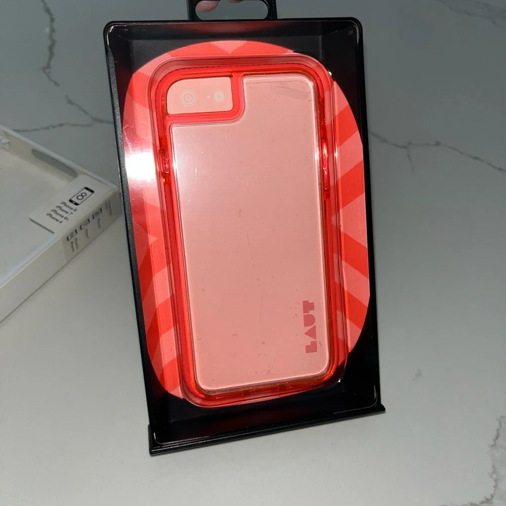 Fluro Pink iPhone Case - Protective Slim Cover NWT iPhone 8, 7, 6, 6s